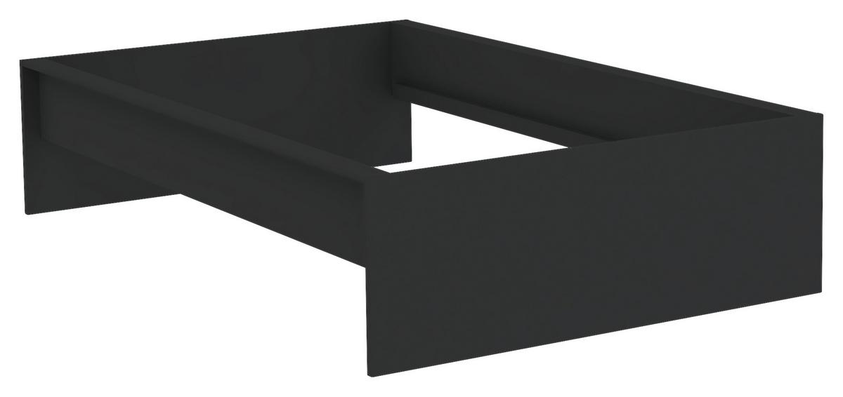 POSTEĽNÝ RÁM UNIT 120 - antracitová, Konventionell, kompozitné drevo (205/135/47cm) - Ondega