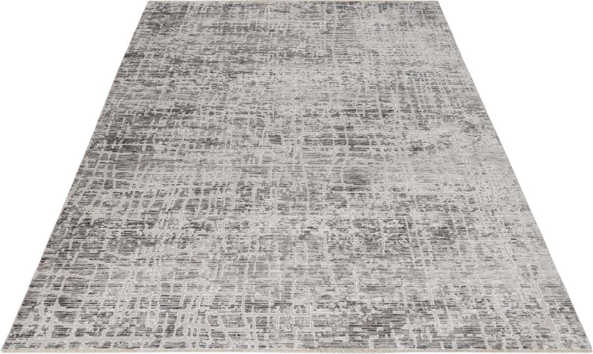 Webteppich My Bella - Grau, Design, Textil (120/170cm) - Obsession