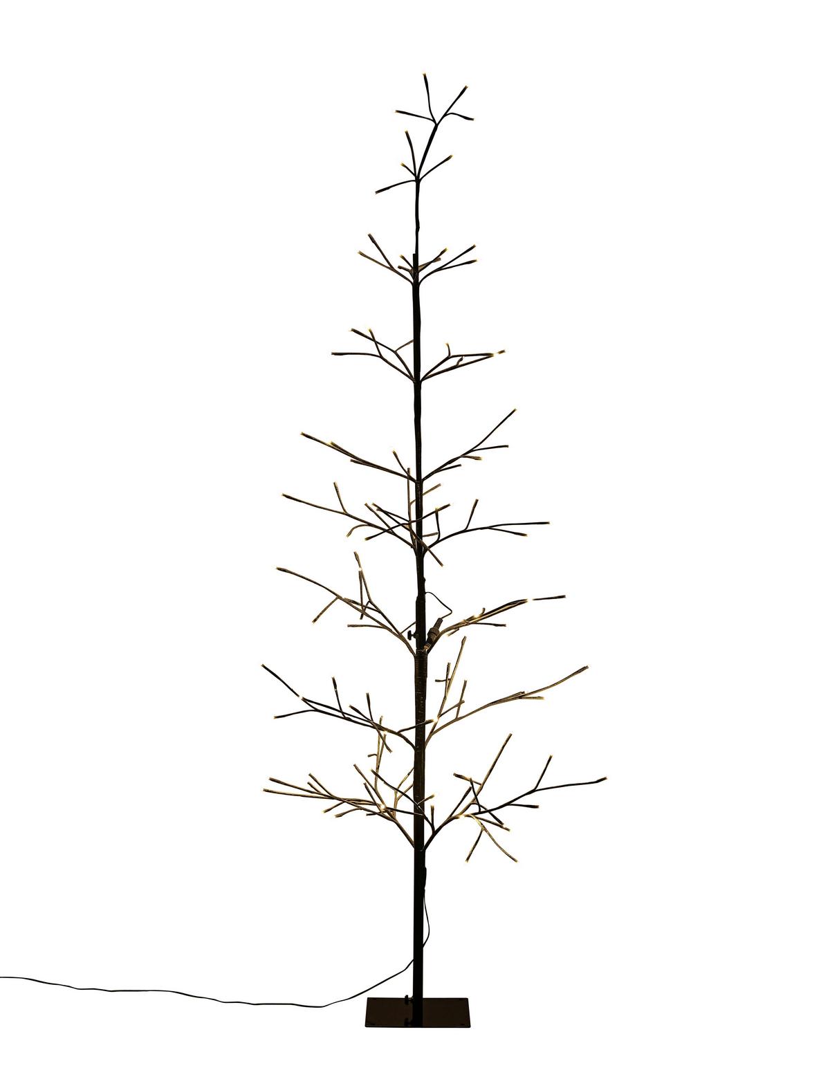 DEKORAČNÍ LED SVÍTIDLO TREE - bílá/černá, Moderní, kov/plast (175cm) - Mömax