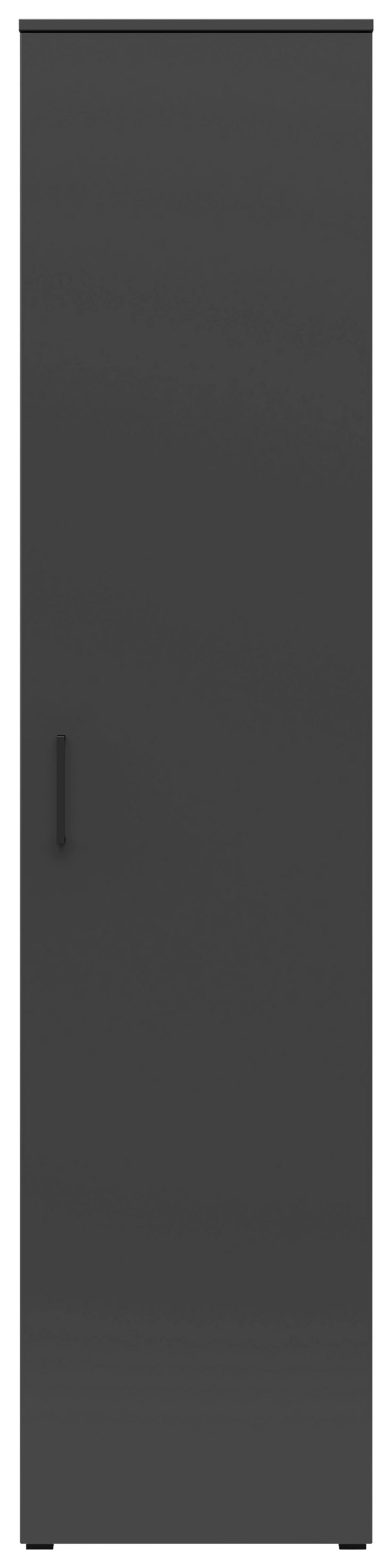 Skriňa MULTISTAURAUM š: 45 cm - čierna/grafitová, Modern, kompozitné drevo/plast (45/195/40cm)