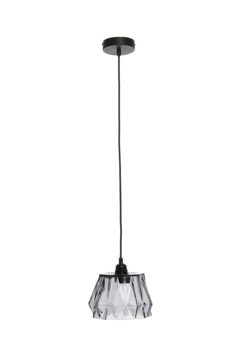 Hängeleuchte Aurea H: 19 cm 1-Flammig - Grau, Trend, Glas (19/19/19cm) - Kayoom