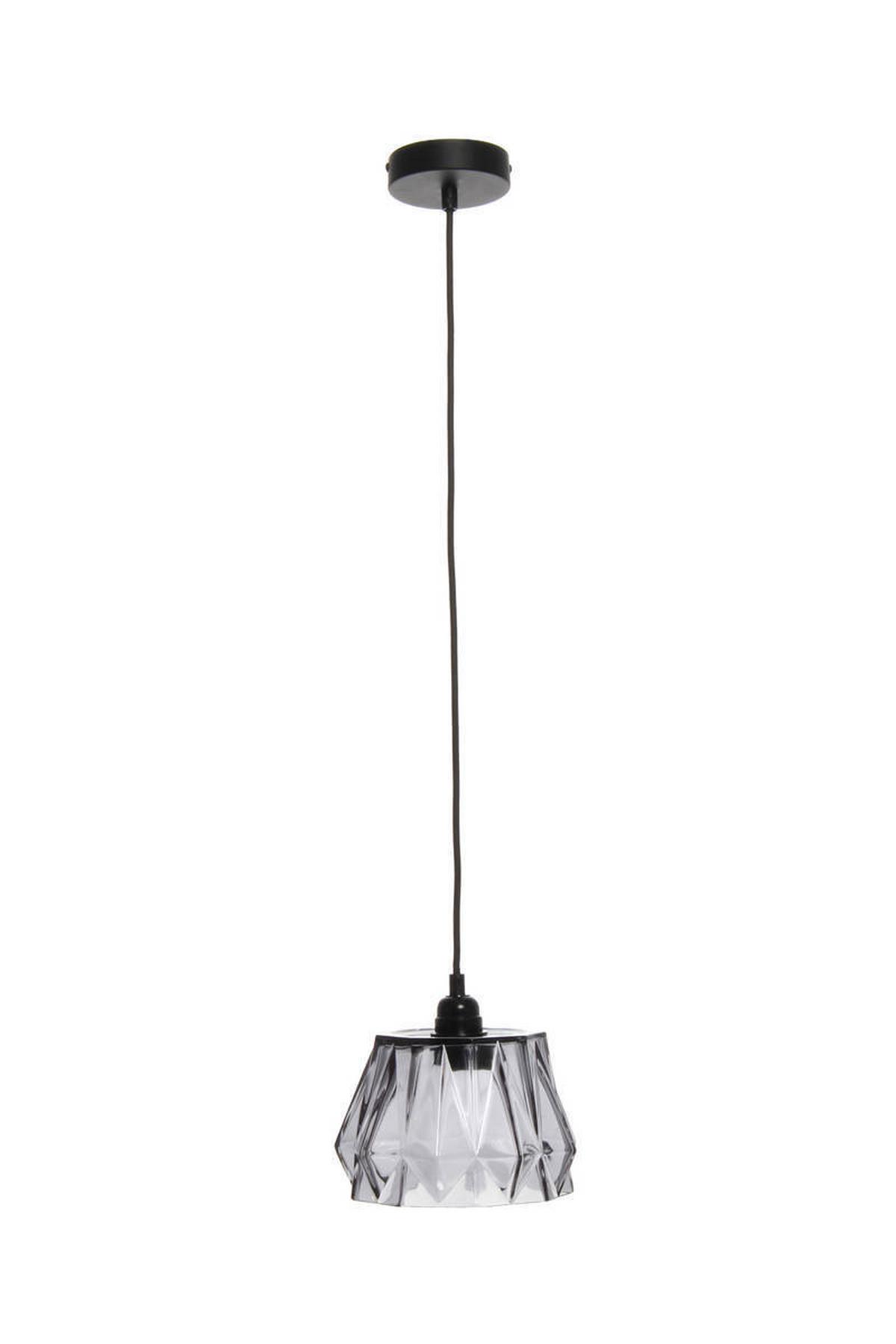 Hängeleuchte Aurea H: 19 Cm 1-Flammig - Grau, Trend, Glas (19/19/19cm) - Kayoom