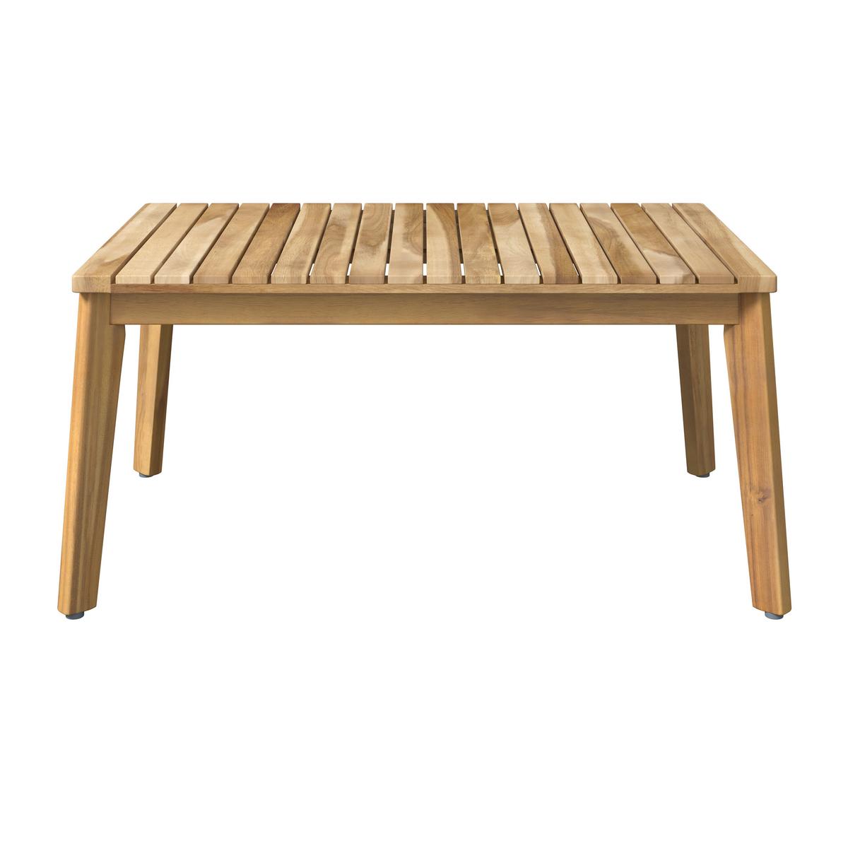 Loungegarnitur Geo - Grau/Akaziefarben, MODERN, Holz (90/43/55cm) - Beldano