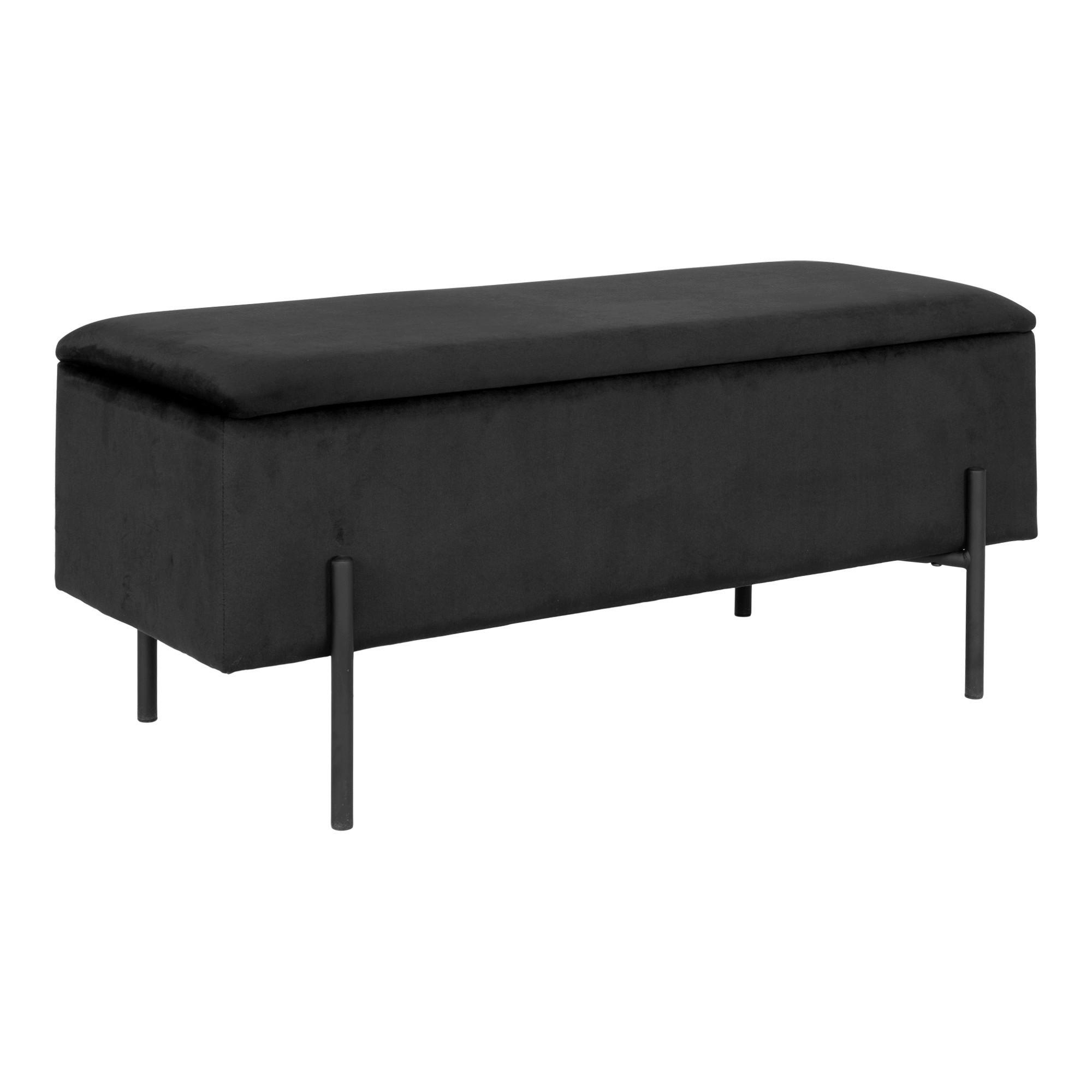 TRUHENBANK Watford, Schwarz B: 95cm