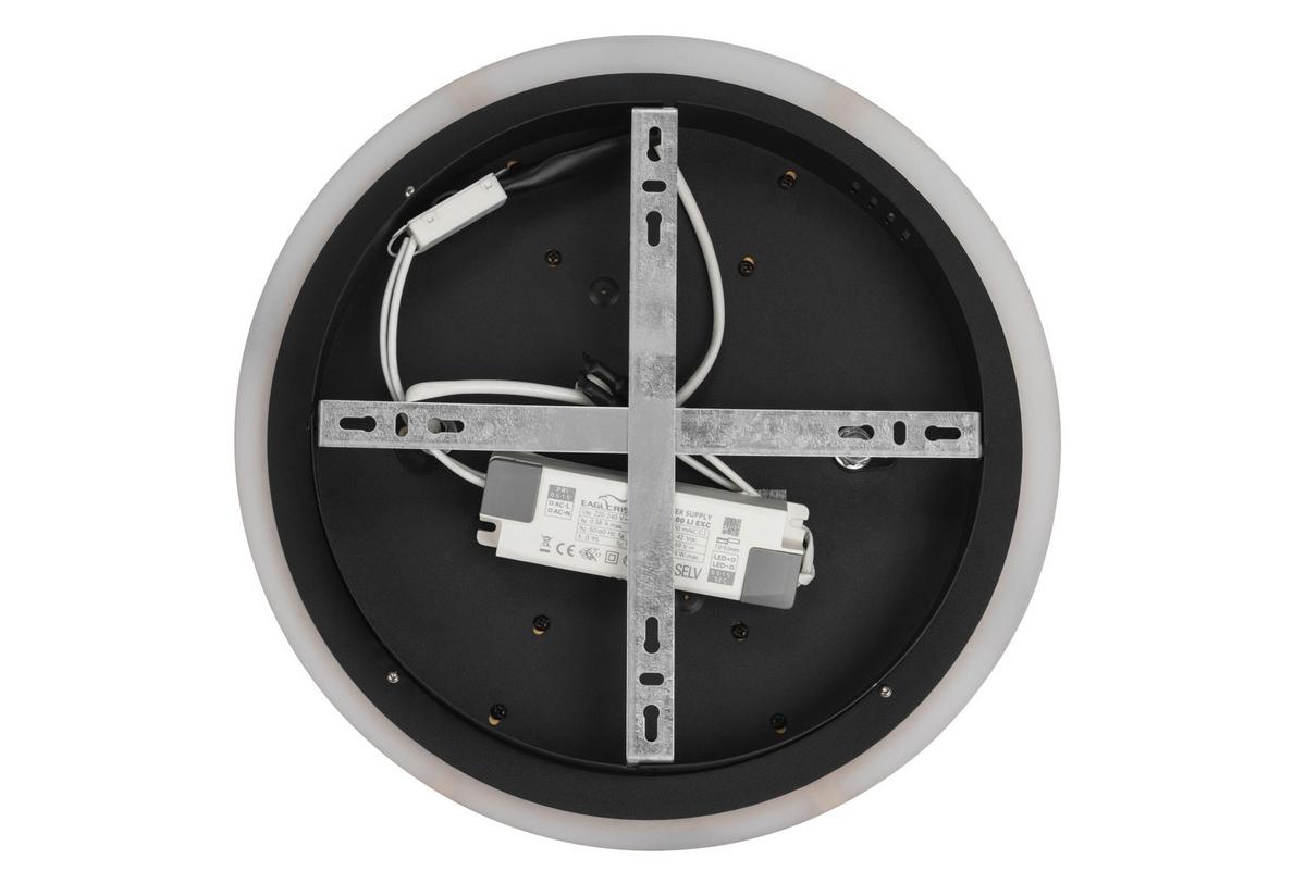 LED-Deckenleuchte Rip - Goldfarben/Schwarz, MODERN, Kunststoff/Metall (110/72/11cm)