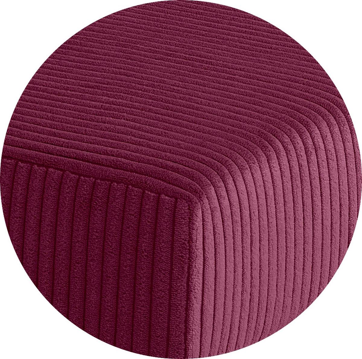 Ecksofa Star Rot S: 228x147 cm - Rot, Design, Holzwerkstoff/Textil (228/147cm) - P & B