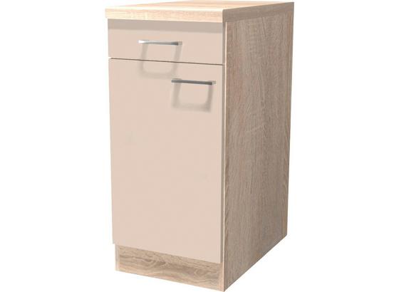 Konyha Alsószekrény Nepal - Bézs, modern, Faalapú anyag (40/85/57cm) Konyha Alsószekrény Nepal - Bézs, modern, Faalapú anyag (40/85/57cm)