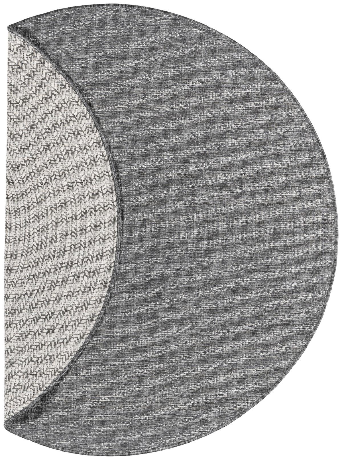 KOBEREC TKANÝ NA PLOCHO Line, P: 160cm - šedá, Moderní, textil (160cm) - Modern Living