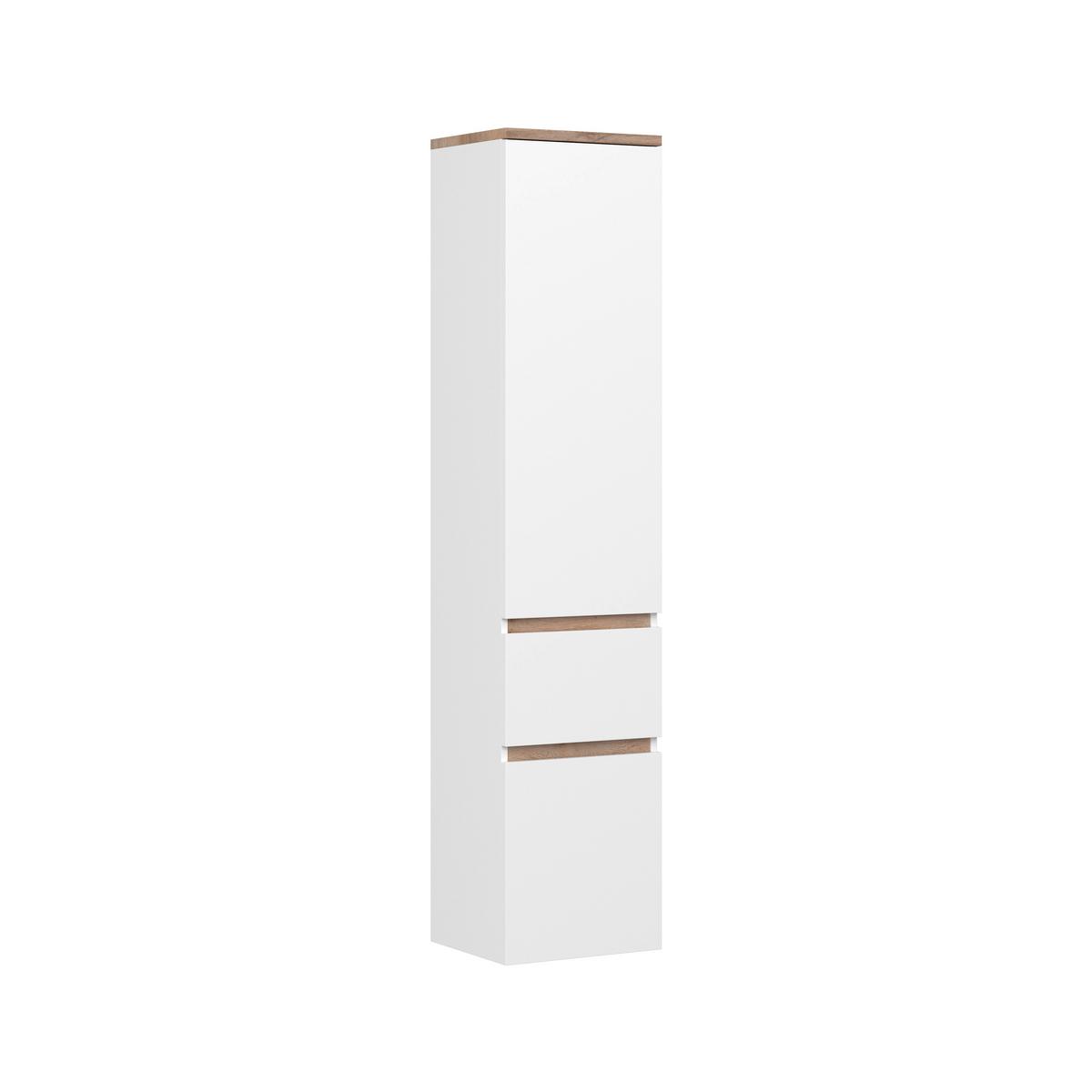 Badezimmer Hochschrank BHT: 40x182x35 cm grifflos - MODERN (40/182/35cm)
