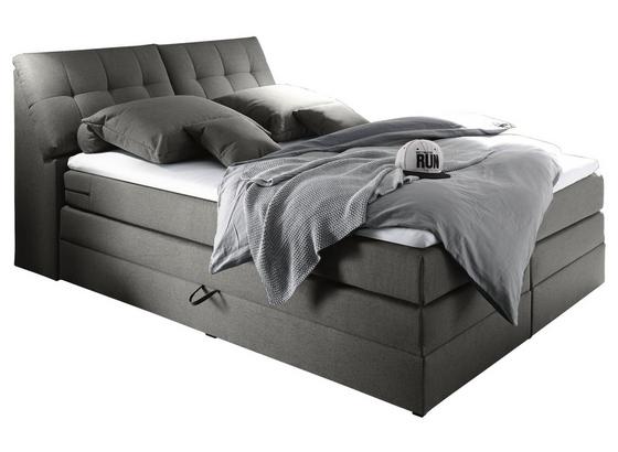 Boxspringbett mit Topper& Bettkasten 180x200cm Space - Hellgrau, KONVENTIONELL, Holzwerkstoff/Textil (180/200cm) - Carryhome Boxspringbett mit Topper& Bettkasten 180x200cm Space - Hellgrau, KONVENTIONELL, Holzwerkstoff/Textil (180/200cm) - Carryhome