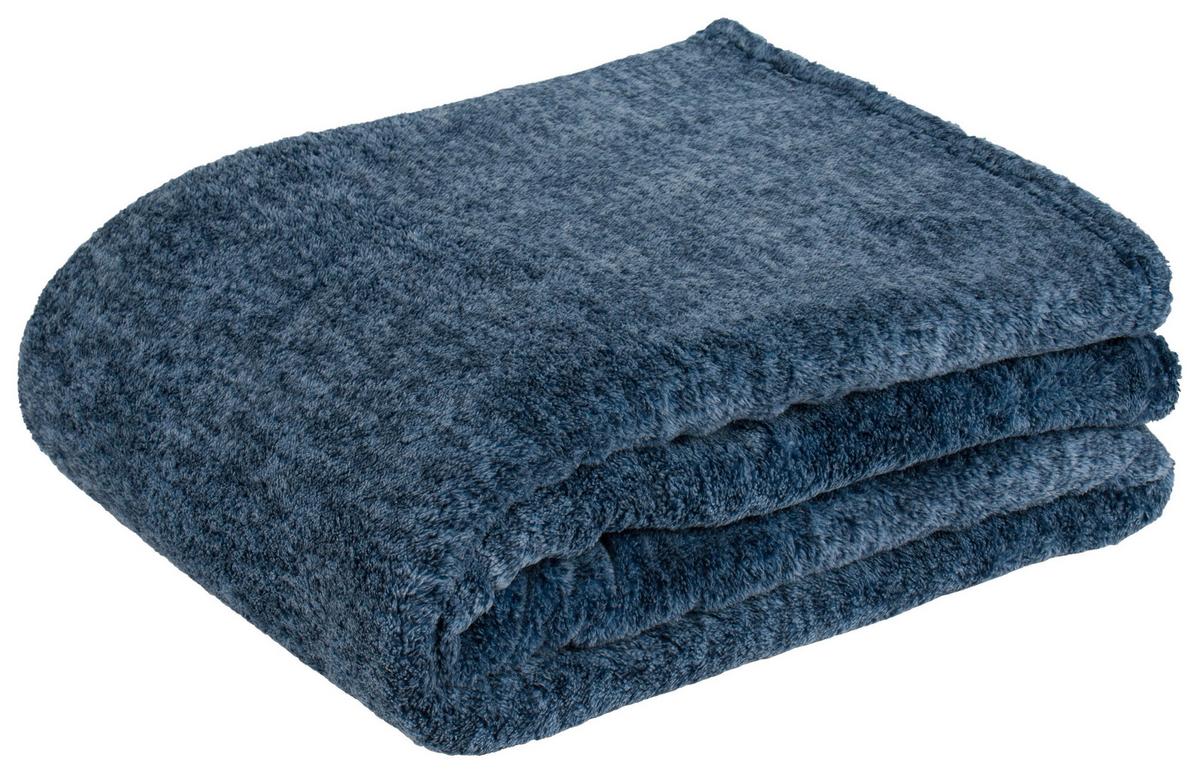 Kuscheldecke Alaska 150x200 cm - Bordeaux/Anthrazit, LIFESTYLE, Textil (150/200cm)