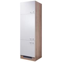 Szekrény Beépíthető Gépekhez Samoa  Git60 - Sonoma tölgy/fehér, Konventionell, faalapú anyag (60/200/57cm)