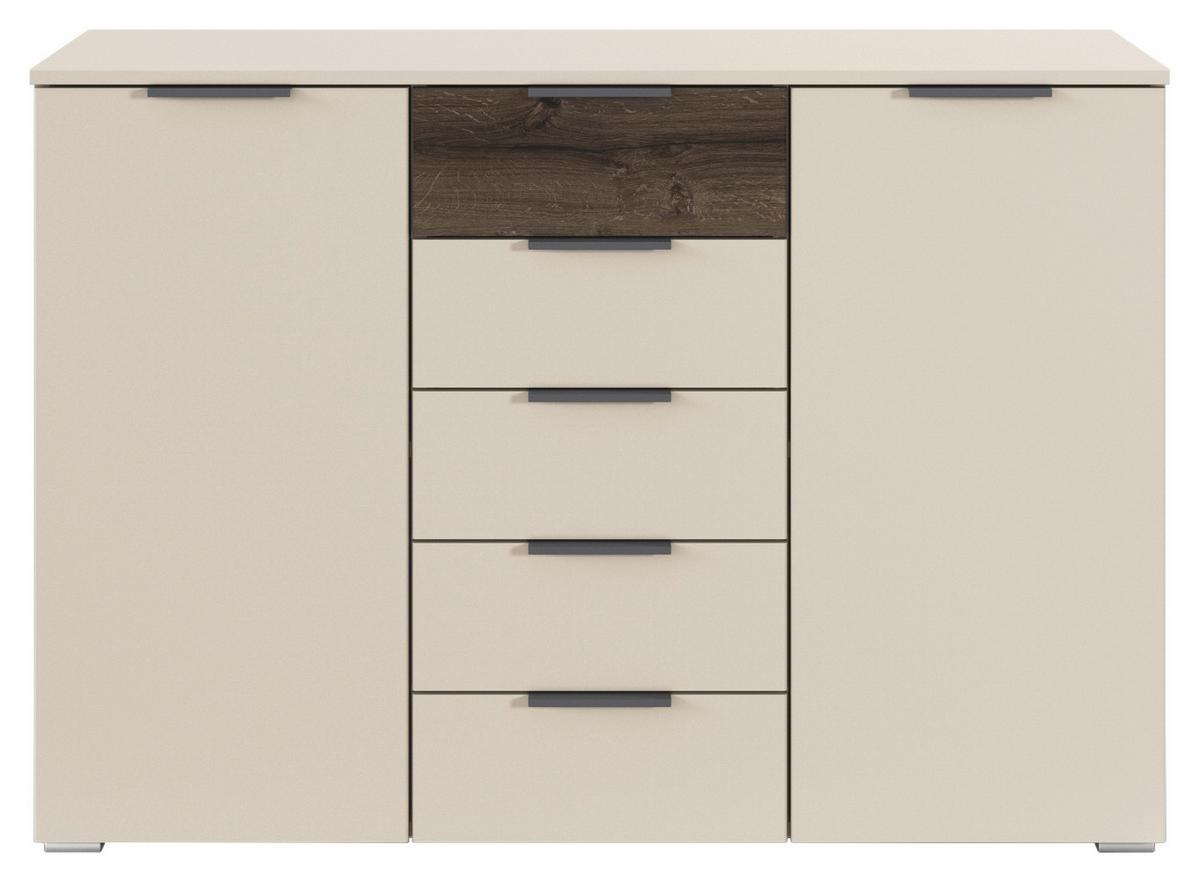 Kommode Sajo-Extra Champagner B: 120cm - Champagner, Trend, Holzwerkstoff (120/84/40cm)