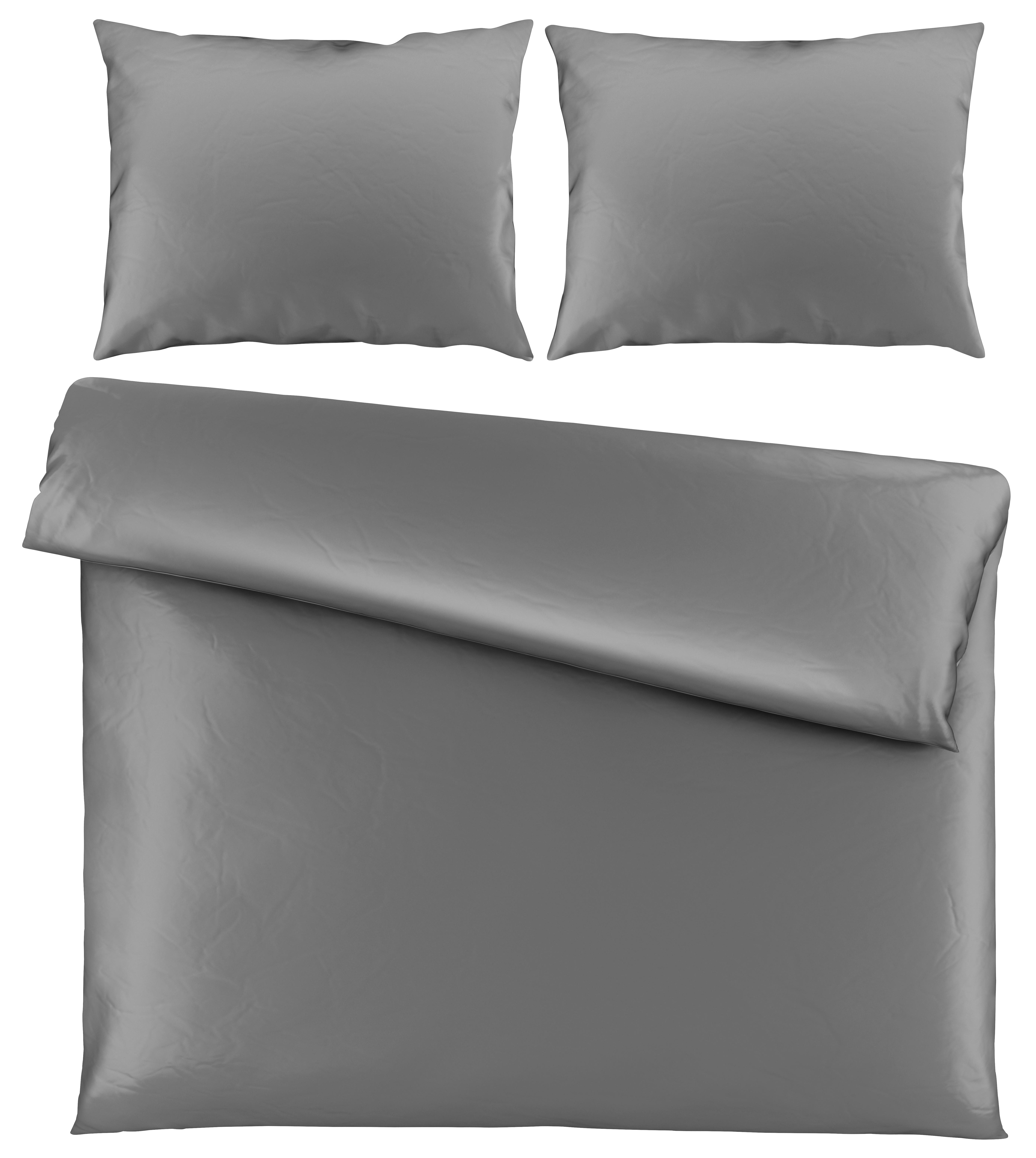 POSTEĽNÁ BIELIZEŇ VICTORIA XXL - antracitová, Modern, textil (200/220cm) - Mömax