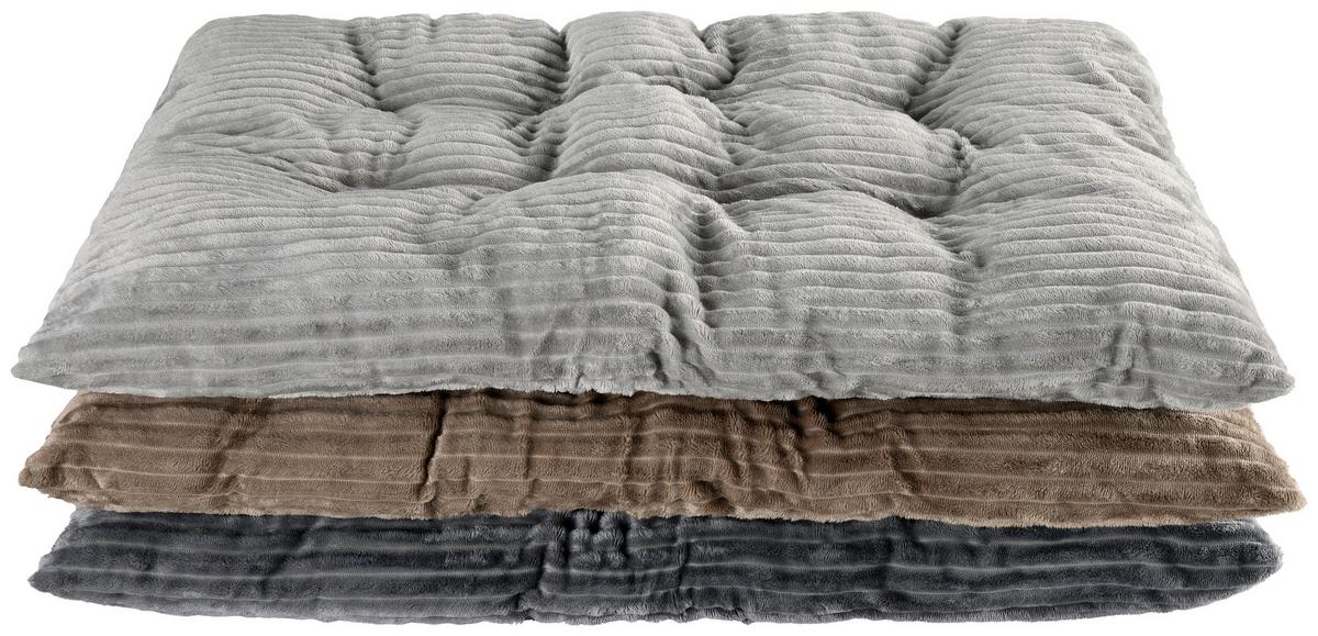 Bodenkissen Sina - Silberfarben, MODERN, Textil (70/100cm) - Luca Bessoni