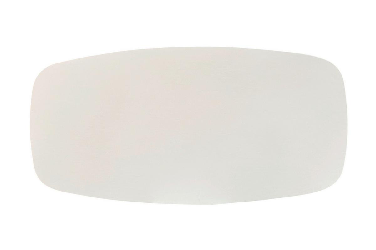 ESSTISCH Weiß L: 200cm - Weiß, MODERN, Holzwerkstoff/Stein (200/100/76cm) - MID.YOU