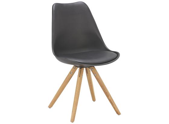 Židle Lilly - barvy dubu/černá, Moderní, dřevo/umělá hmota (47/81/52cm) Židle Lilly - barvy dubu/černá, Moderní, dřevo/umělá hmota (47/81/52cm)