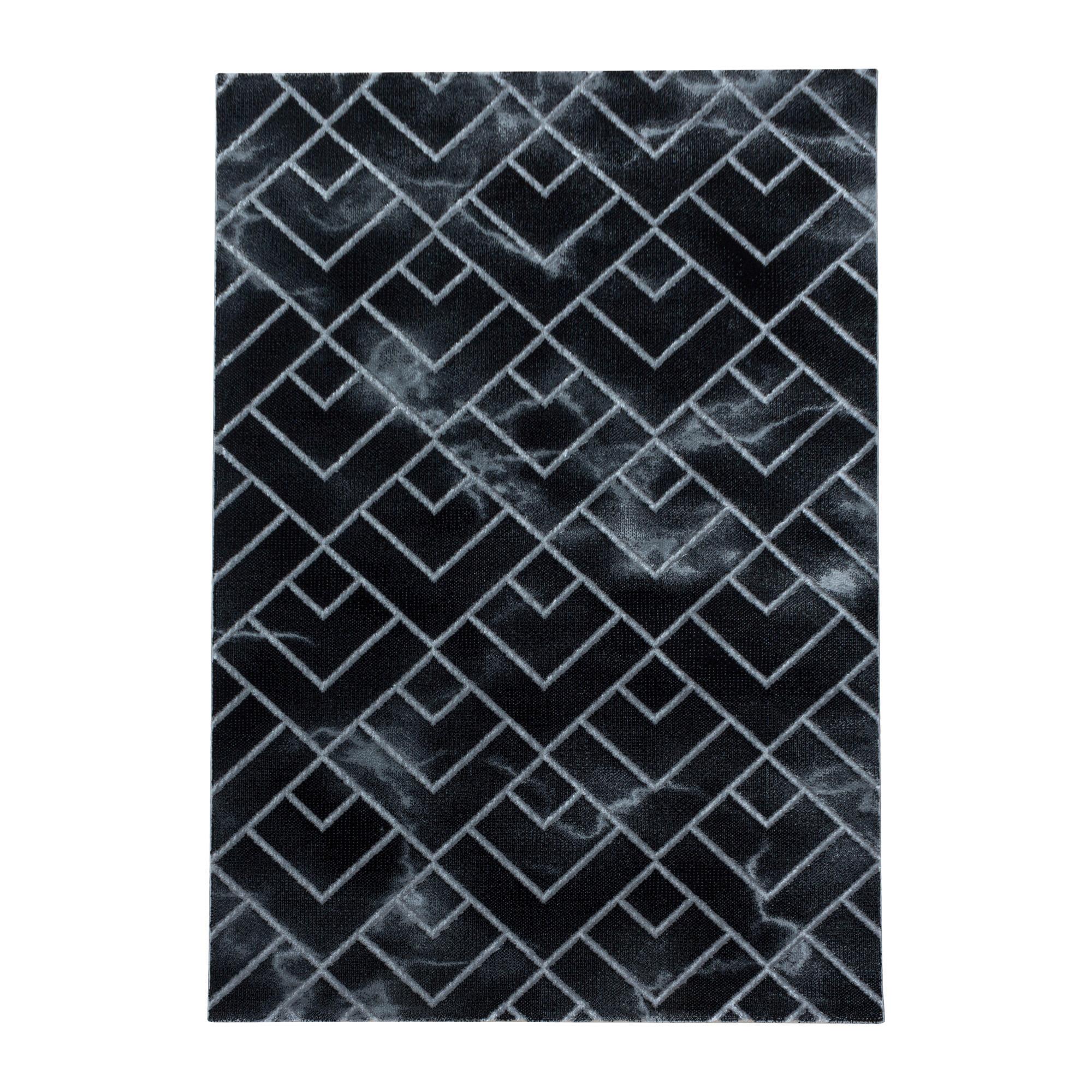 Webteppich Silber Naturfaser Naxos 160x230 cm - Silberfarben, Design, Textil (160/230cm)