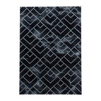 Webteppich Silber Naturfaser Naxos 160x230 cm - Silberfarben, Design, Textil (160/230cm)