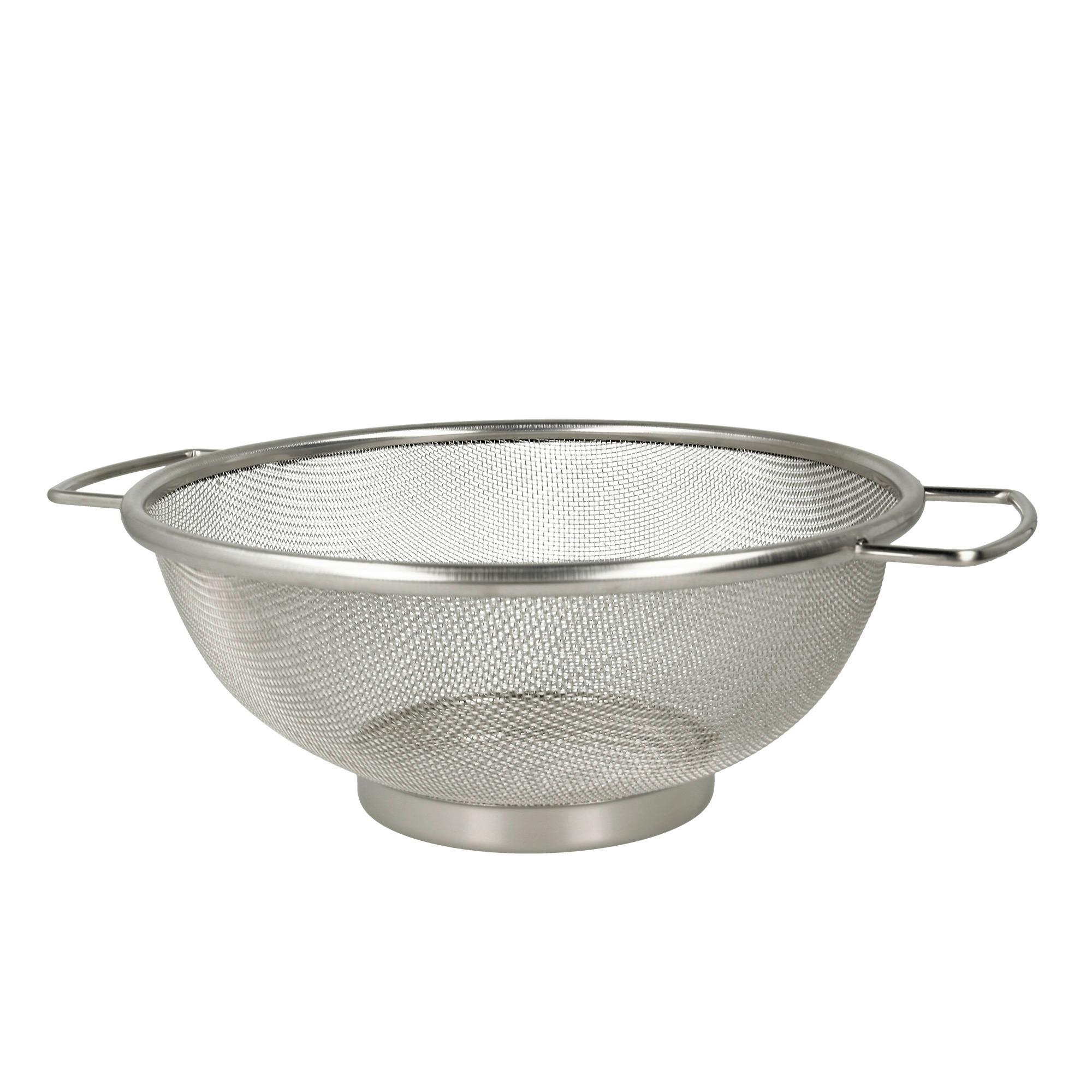 Küchensieb Mareike Chrom D/h: Ca. 26/11 Cm - Edelstahlfarben, Basics, Metall (26,00/11cm) - Metaltex