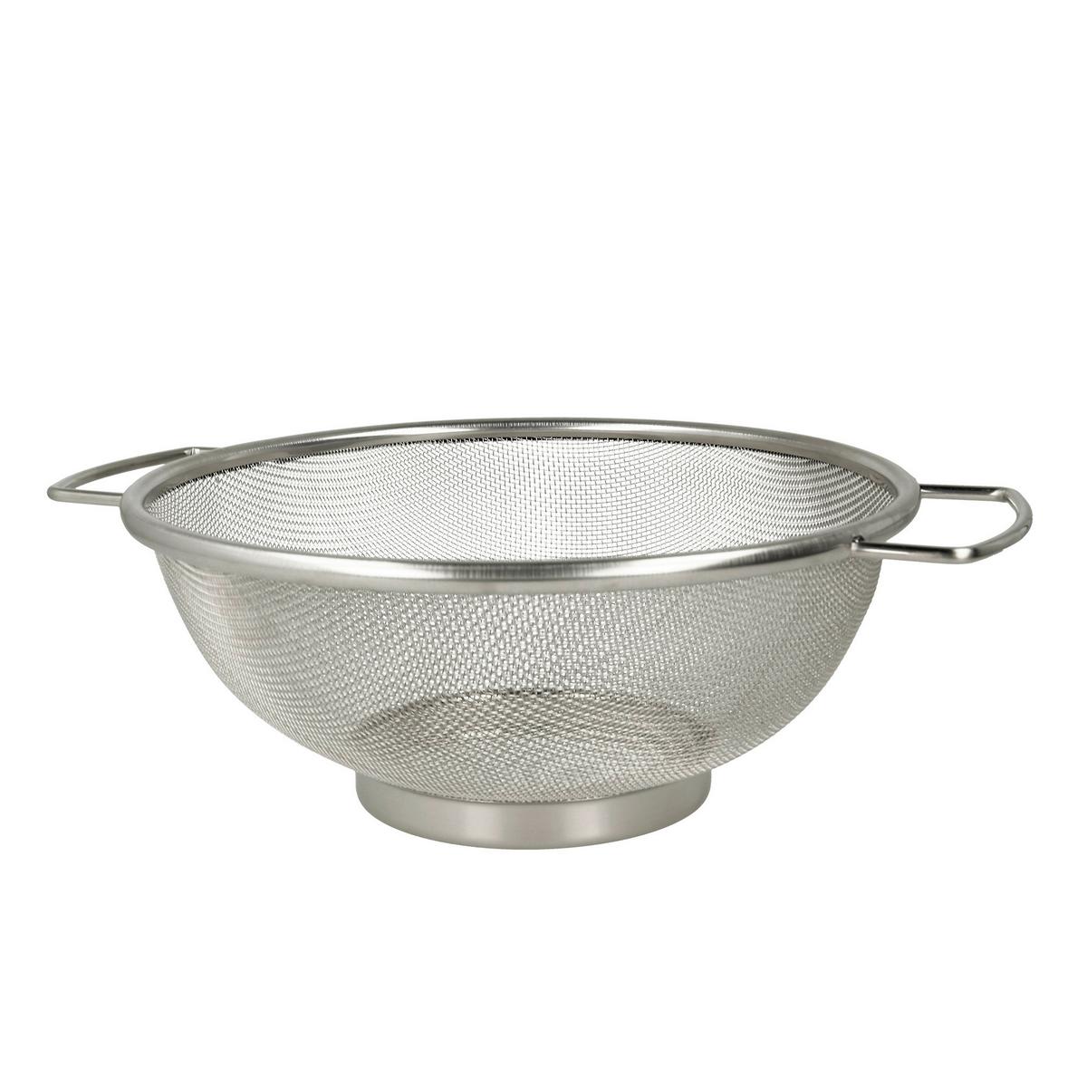 Küchensieb Mareike Chrom D/h: Ca. 26/11 Cm - Edelstahlfarben, Basics, Metall (26,00/11cm) - Metaltex