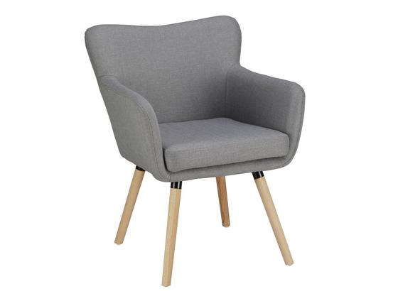Křeslo Ttristan - světle šedá/barvy buku, Moderní, dřevo/textil (63/83/62cm) - Mömax modern living Křeslo Ttristan - světle šedá/barvy buku, Moderní, dřevo/textil (63/83/62cm) - Mömax modern living