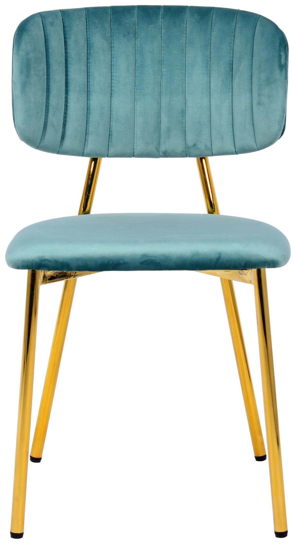 SADA STOLIČIEK GISELLE 125 - zlatá/zelená, Design, kov/plast (47/80/51cm) - Kayoom