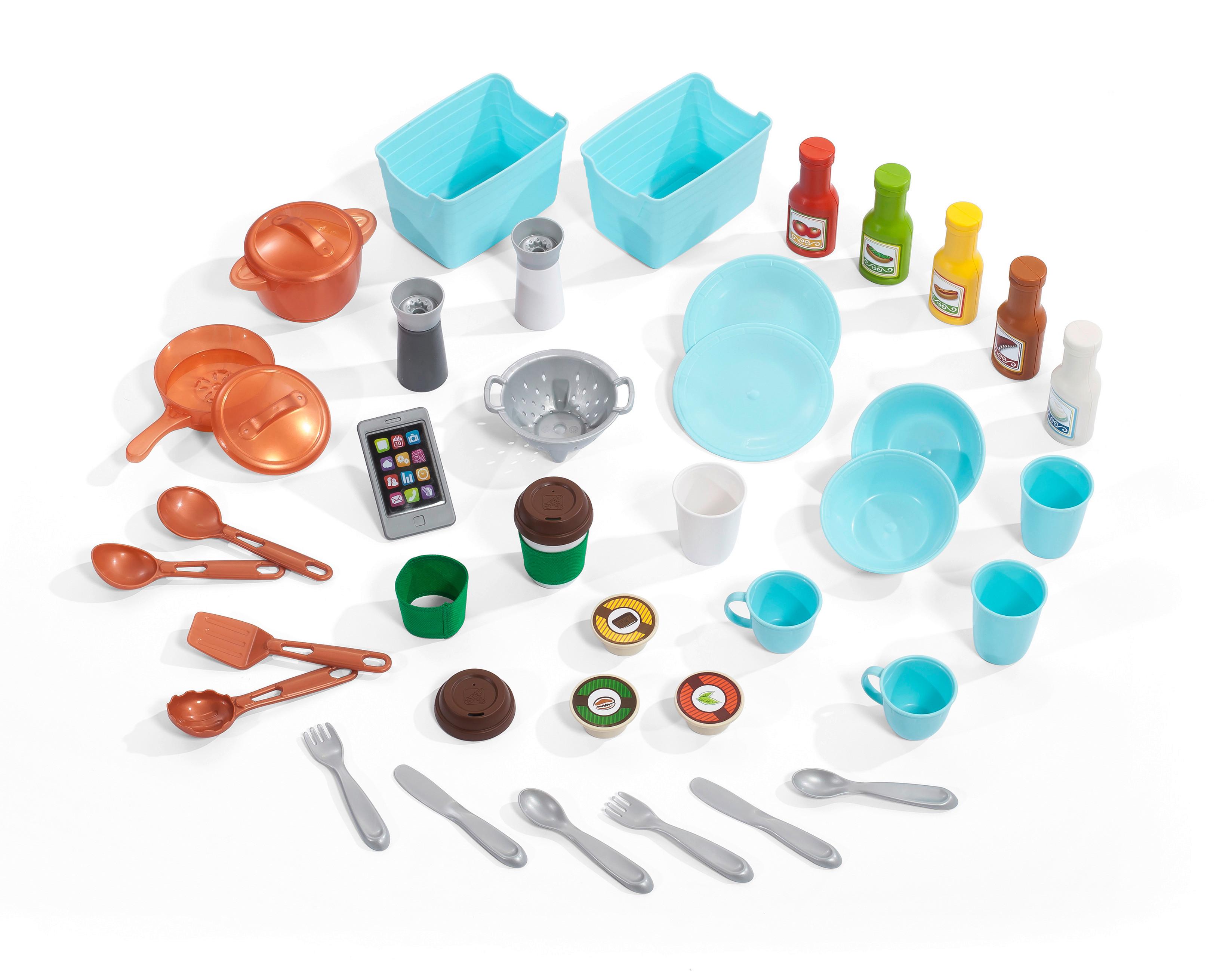 Spielküche Spass Mit Freunden Kunststoff Ab 2 Jahren, Sound - Beige/Braun, Basics, Kunststoff (90,8/103,8/31,8cm) - Ambia Garden