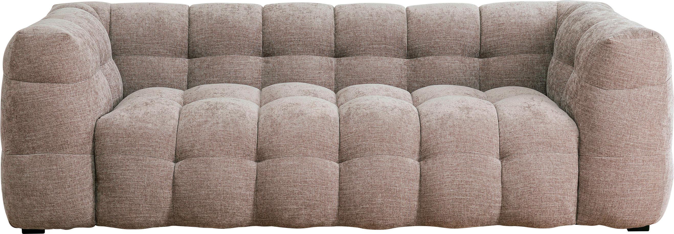 3-sitzer-sofa Salamanca Beige, Hellbraun B: 240 Cm - Hellbraun/Beige, Design, Textil (240/70/107cm) - Kare-Design