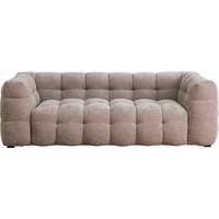 3-Sitzer-Sofa Salamanca Beige, Hellbraun B: 240 cm - Hellbraun/Beige, Design, Textil (240/70/107cm) - Kare-Design
