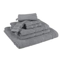 SADA RUČNÍKŮ A OSUŠEK MELANIE - antracitová, textil (25/35/8cm) - Mömax