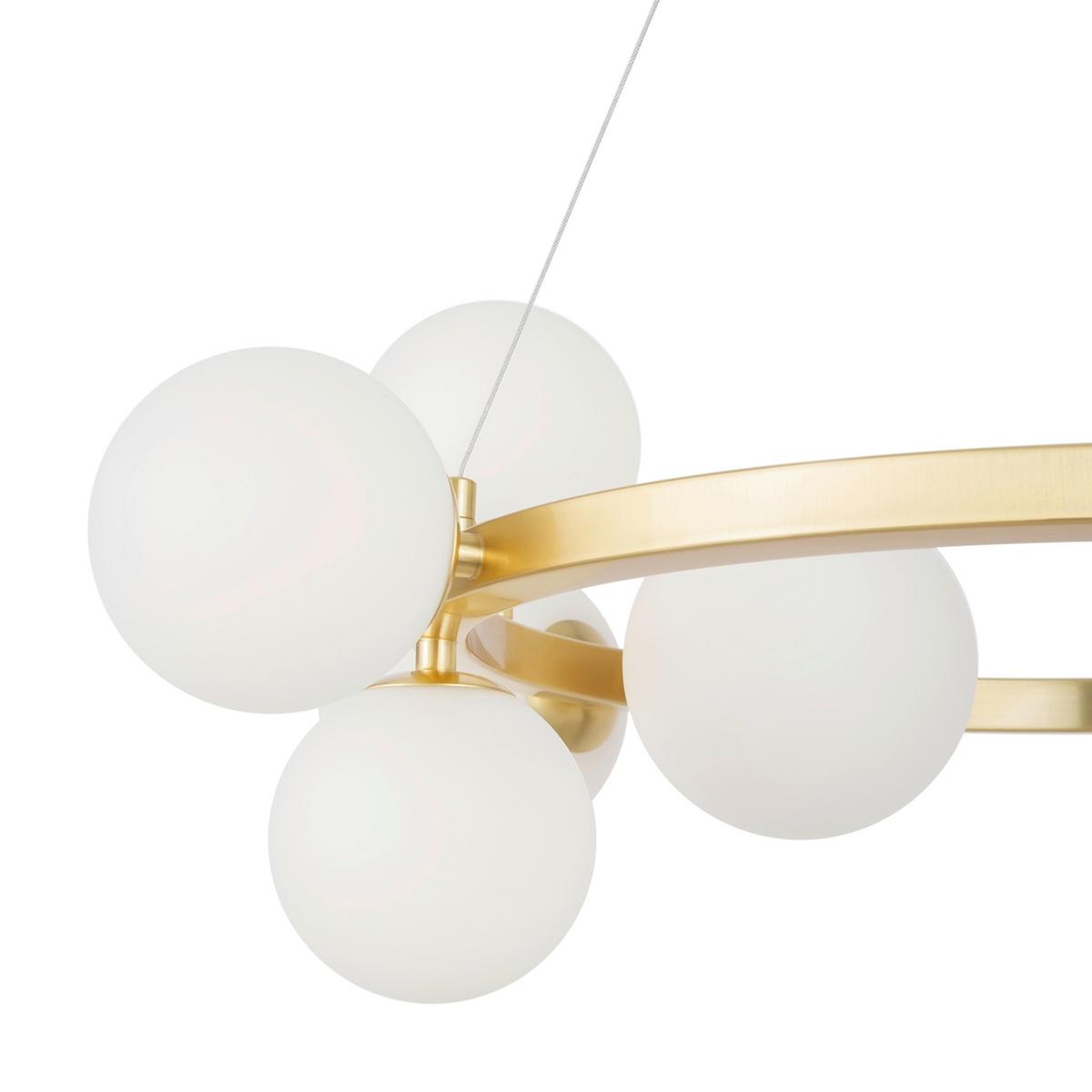 Pendelleuchte Dallas - Goldfarben, Basics, Glas (25/137/67cm) - MAYTONI