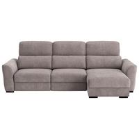 Ecksofa Meran, Taupe S: 262x216 Cm - Taupe, KONVENTIONELL, Textil (262/216cm) - MID.YOU