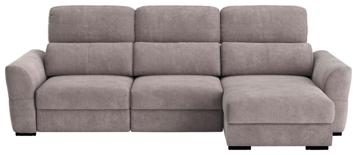 Ecksofa Meran, Taupe S: 262x216 Cm - Taupe, KONVENTIONELL, Textil (262/216cm) - MID.YOU