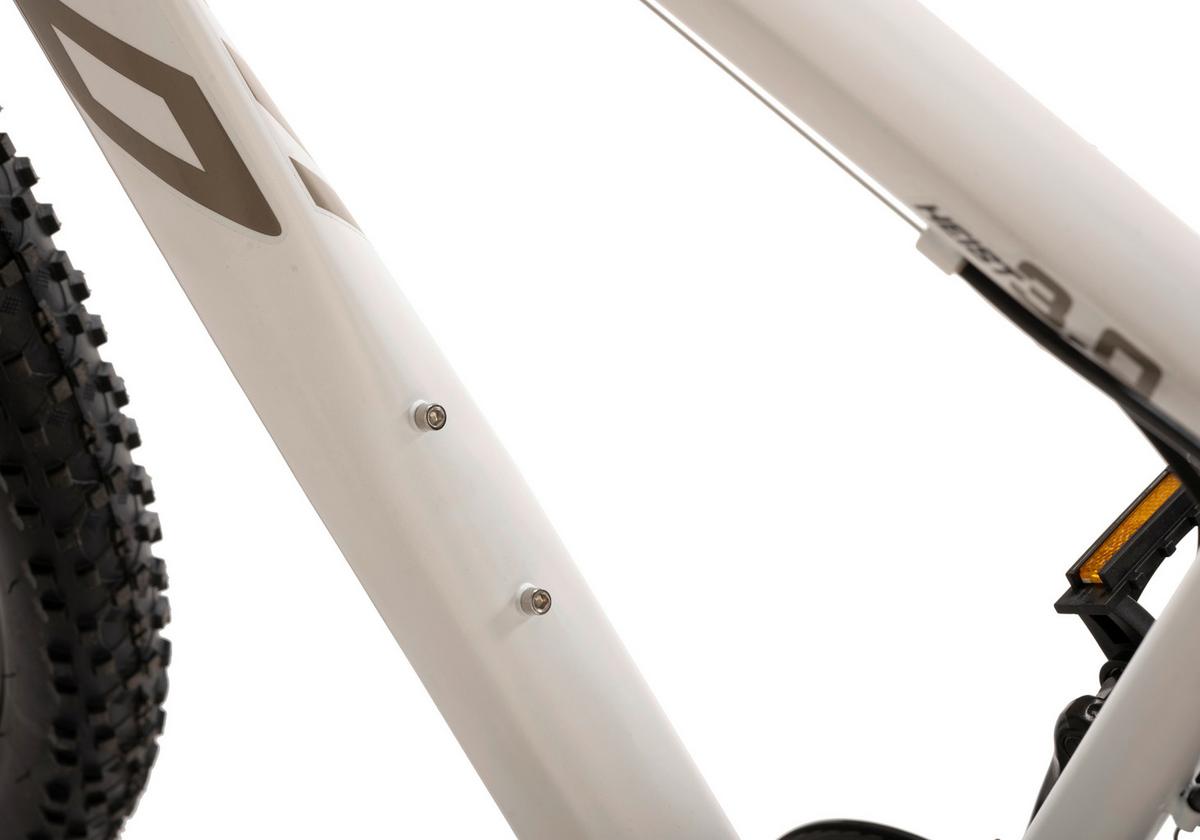 Mountainbike 402m - Weiß, MODERN, Metall (25/140/60cm)