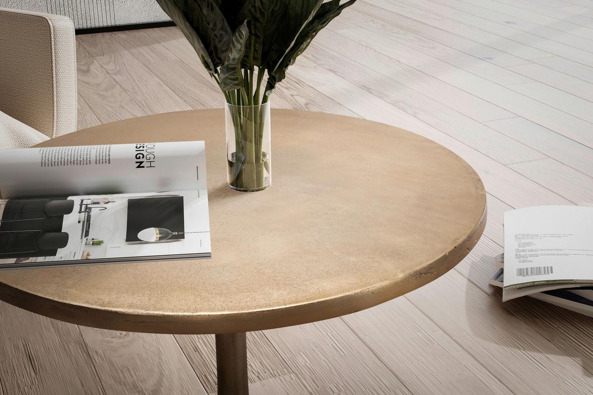 Couchtisch Goldfarben L: 60 Cm - Goldfarben, Design, Metall (60/60/46,5cm) - MID.YOU