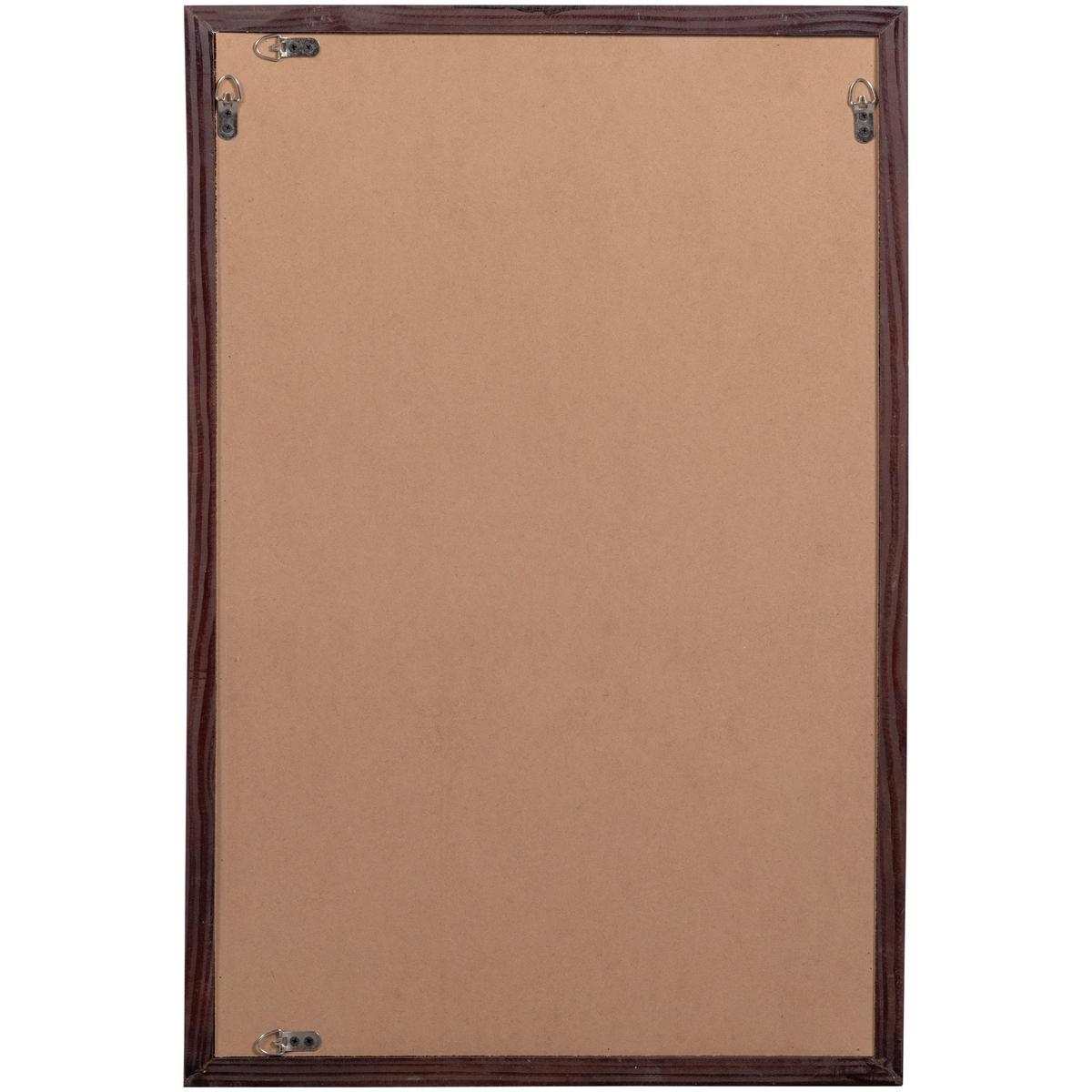 Bild Dunkelbraun, B/H/T: 60x90x10cm - Dunkelbraun/Schwarz, Basics, Holzwerkstoff/Textil (60/90/10cm) - Livetastic