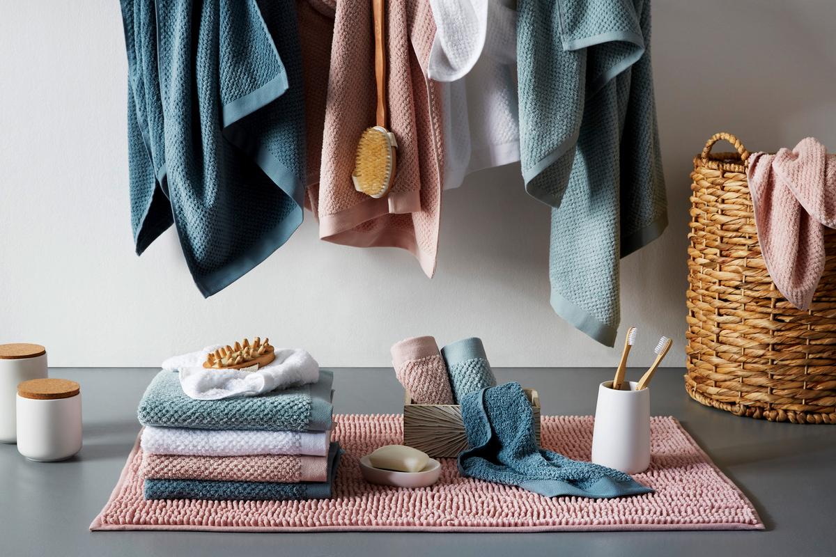 RUČNÍK PRO HOSTY Luise, 30/50cm, bílá - bílá, Konvenční, textil (30/50cm) - Modern Living