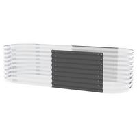 Hochbeet-erweiterung Stahl Vita 630 80x63x80 Cm Anthrazit - Anthrazit, Basics, Metall (80/63/80cm)
