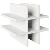 Regaleinsatz Fortuna Holzwerkstoff Weiß B: 34 cm - Weiß, Basics, Holzwerkstoff (34/34/33,4cm) - MID.YOU