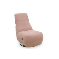 Sessel Rosa B: 68 cm - Schwarz/Rosa, Design, Textil (68/67/88cm) - MID.YOU