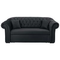 Schlafsofa Cupido - Anthrazit/Schwarz, Design, Textil (213/86/99cm) - MID.YOU
