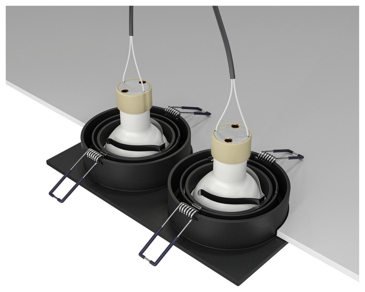 Strahler Atom - Schwarz, Basics, Metall (9,2/2,5/17,5cm) - MAYTONI