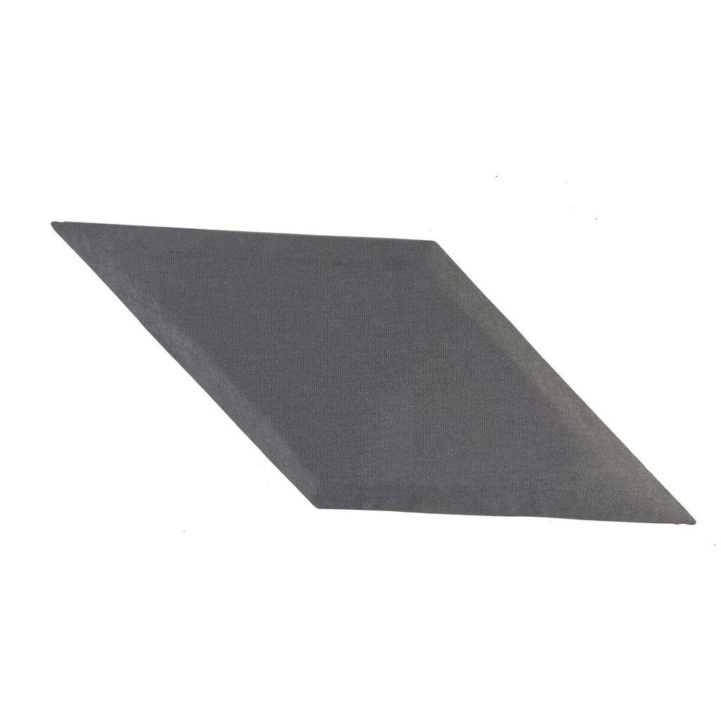 Wandpolster 2er-Set 29,5x59 cm Trapezförmig, Grau