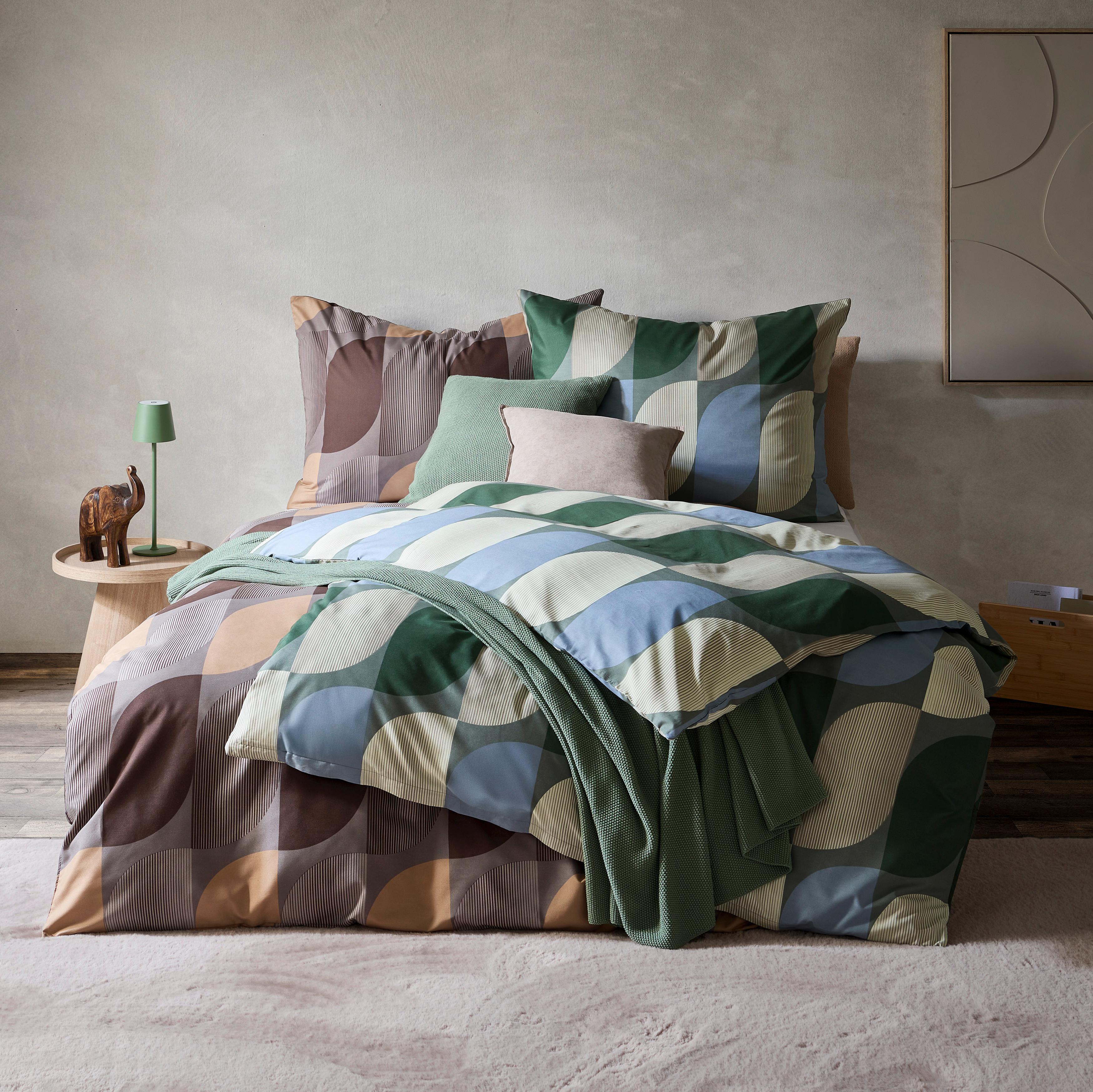 POSTEĽNÁ BIELIZEŇ Gala, ca. 70 x 90/140 x 200 cm - šampanská/svetlosivá, textil (140/200cm) - Mömax