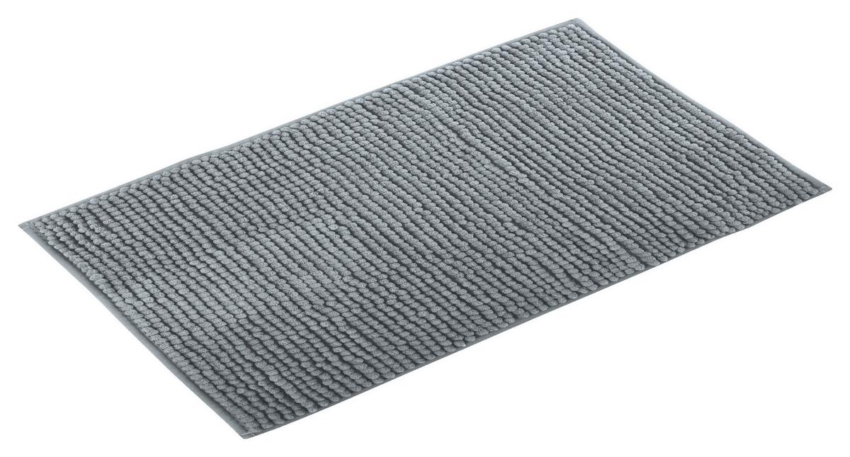 Badteppich Grau 50/80 Cm - Grau, KONVENTIONELL (50/80cm) - Spirella