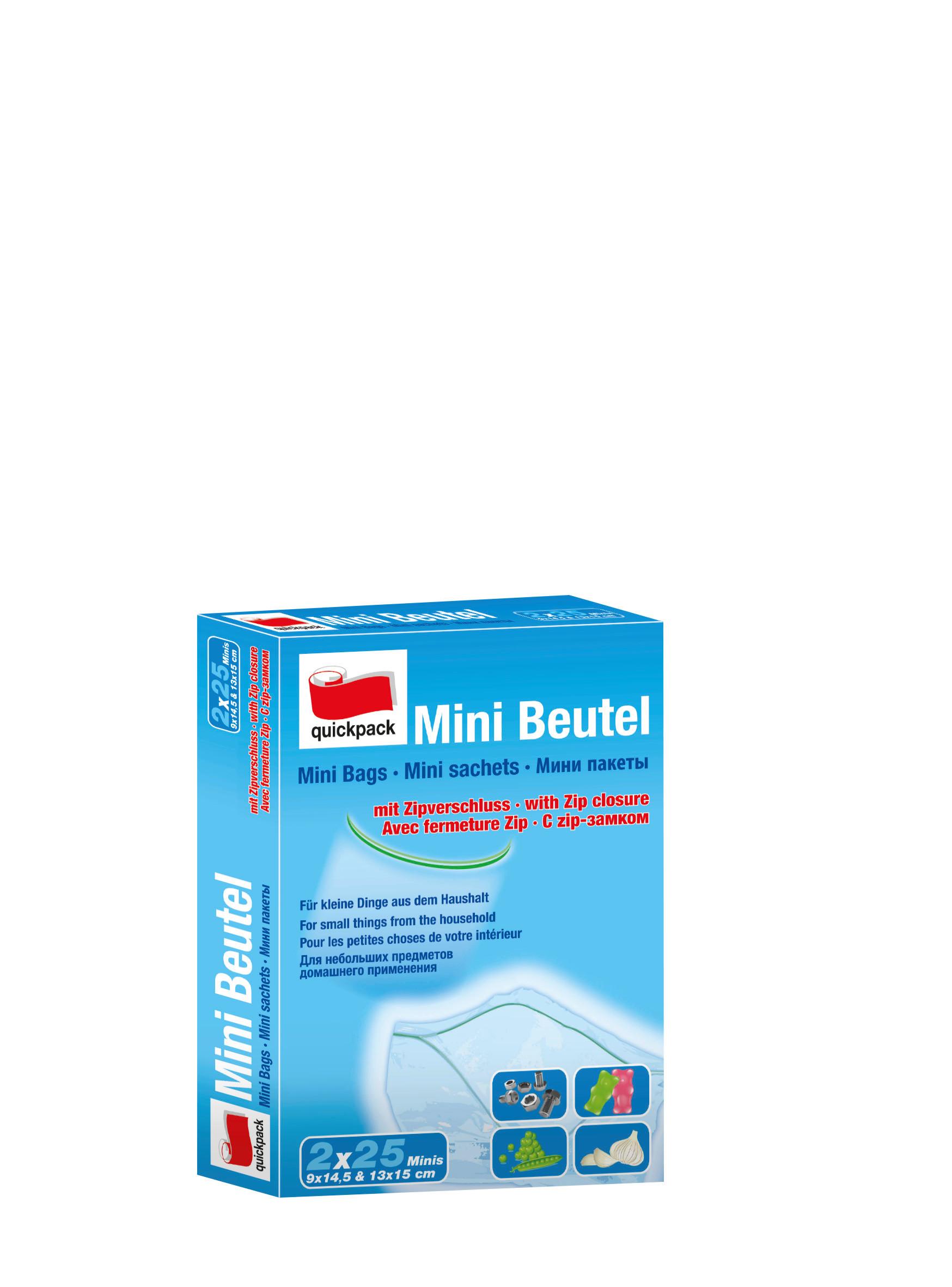 Druckverschlussbeutel Mini - Basics (9/14,5cm) - Quick Pack