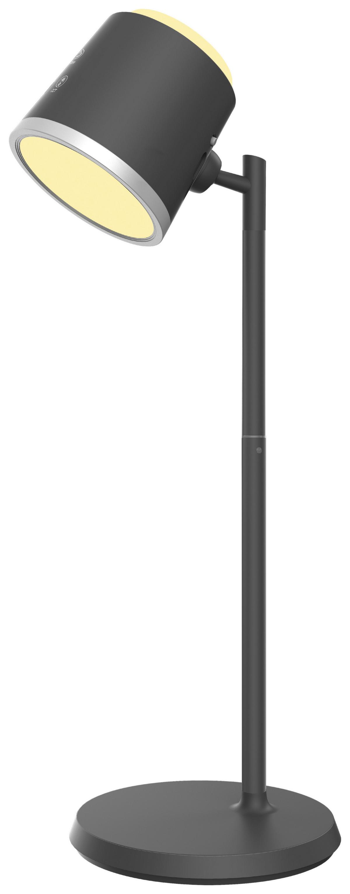 Újratölthető Asztali Lámpa Liana - fekete, Modern, műanyag/fém (15,7/13,8/44,6cm) - Luca Bessoni