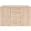 Kommode Trio Typ 02 - Eichefarben/Grau, MODERN, Holzwerkstoff (120/86/50cm) Kommode Trio Typ 02 - Eichefarben/Grau, MODERN, Holzwerkstoff (120/86/50cm)