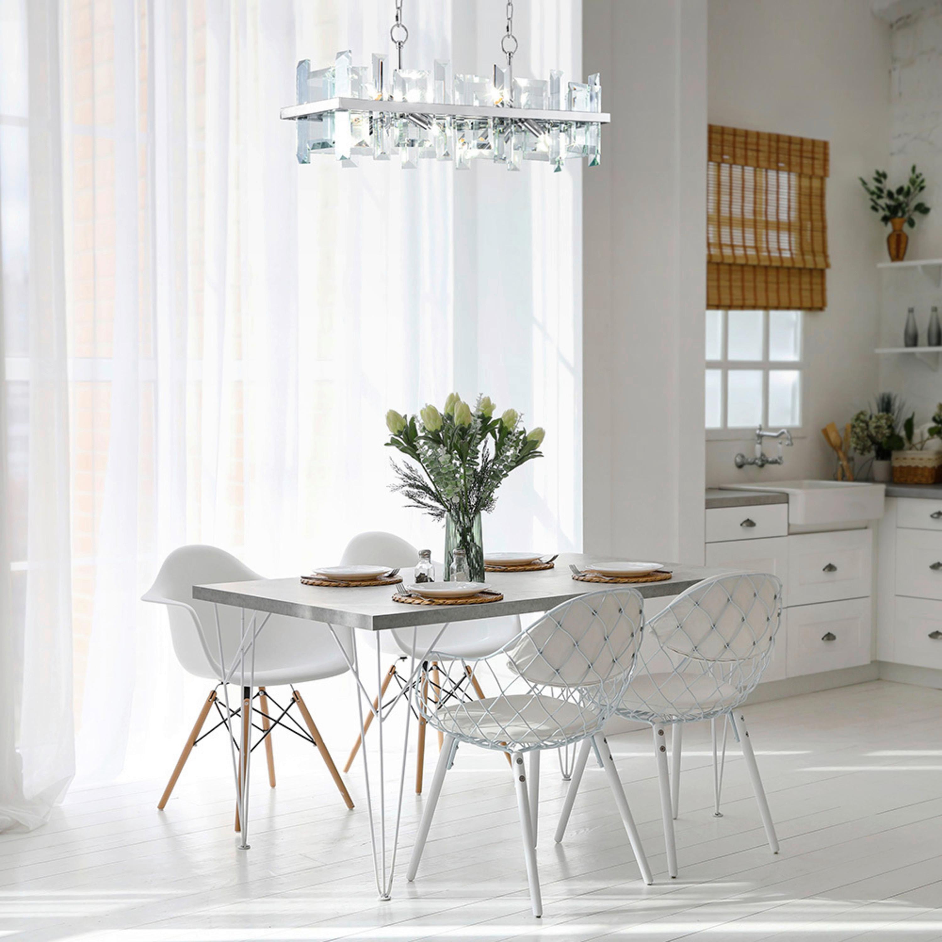 Pendelleuchte Cerezo - Chromfarben, Basics, Glas/Metall (85,5/34/26,5cm) - MAYTONI
